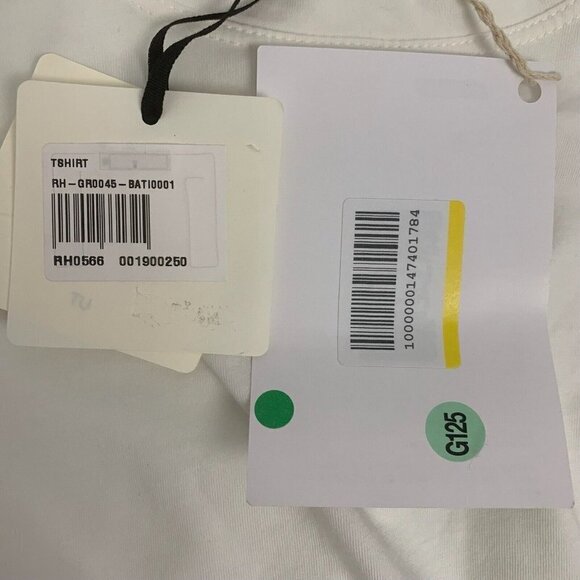 ViCOLO WOMEN LUXURY White TEE TOP BLOUSE With Satin Tie Italy Made Sz XL NWT - Picture 12 of 17